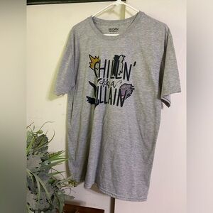 Chillin like a Villain gray tshirt